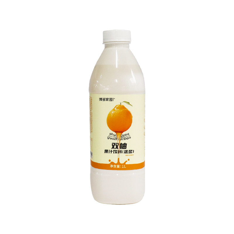博多家园双柚汁浓浆果汁饮料1L5倍双柚果浆浓浆原料奶茶店水果茶
