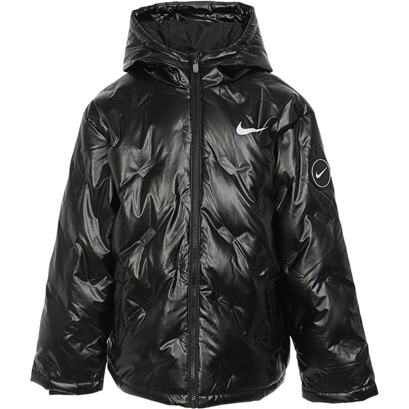 Nike/耐克正品冬季大童保暖亮面短款经典羽绒服NY2342004GS-001