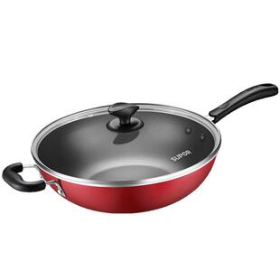 苏泊尔炒锅易洁不粘锅无油烟电磁炉明火通用30/32/34cm炒菜锅具