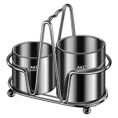 德国316不锈钢筷子架加厚筷子筒