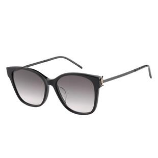 【自营】YSL圣罗兰墨镜女时尚方框黑色板材太阳镜度假拍照SLM48SK