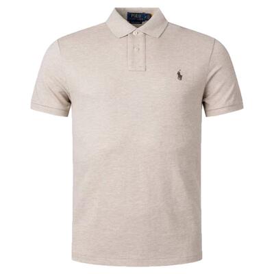Polo Ralph Lauren/拉夫劳伦 男士徽标刺绣短袖POLO衫银泰300217