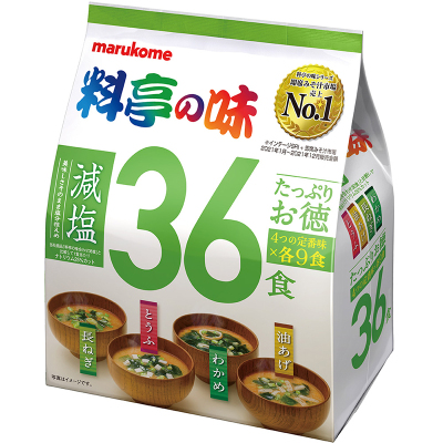 日本Marukome料亭减盐即食味增汤