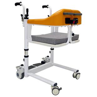 多功能手摇移位机老人瘫痪残疾护理移位神器洗澡坐便椅手推代步车