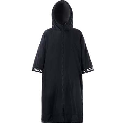 黑色潜水斗篷防寒服保暖游泳浴袍