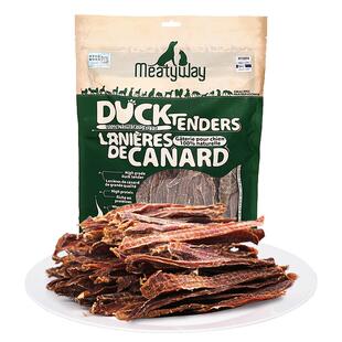 meatyway爵宴鸭肉干宠物狗狗红薯泰迪幼犬磨牙棒肉干狗零食猫冻干