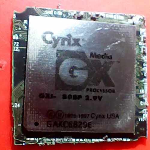 溢价-老CPU/ Cyrix GXI-80BP 2.9V 切割