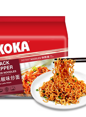 新加坡KOKA/可口黑胡椒味方便面