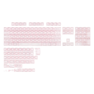 奇不木KiiBOOM 透明PC键帽ASA高度68/75/98机械键盘146键大全套