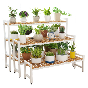 飘窗花架阳台置物架多层铁艺多肉放室内窗台超窄花架子花盆架客厅