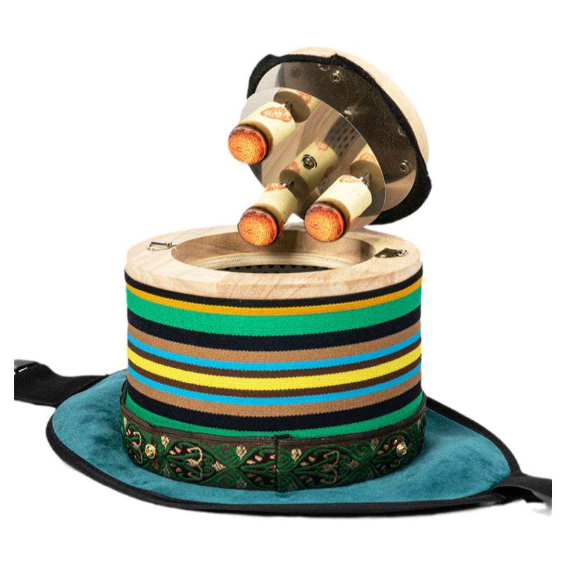 艾灸盒橡木质实木盒三针艾柱条腹部随身灸家用全身通用悬灸温灸器