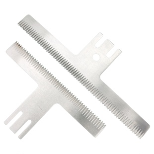 自动立式翻领包装机刀片T型锯齿切刀横封160齿形刀片t220高速钢刀