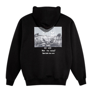 Polar Skate Co Struggle Hoodie 趣味印花加绒连帽衫休闲卫衣潮