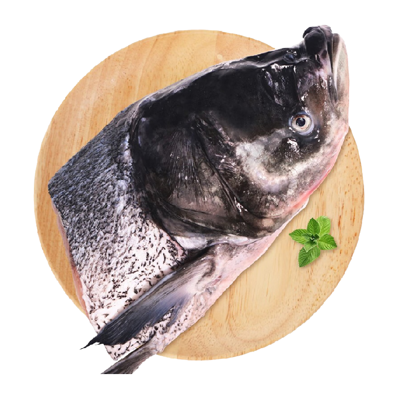 好拾味千島湖大魚頭500*3冷凍剁椒鰱魚頭送剁椒醬200g魚頭豆腐湯