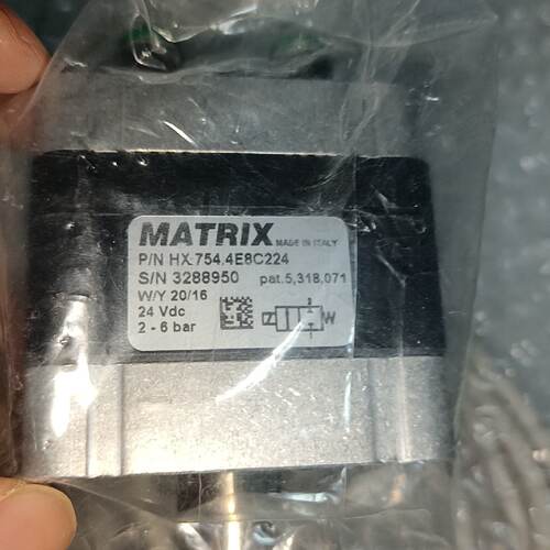 议价意大利MATRIX电磁阀HX754.4E8C224 仪价