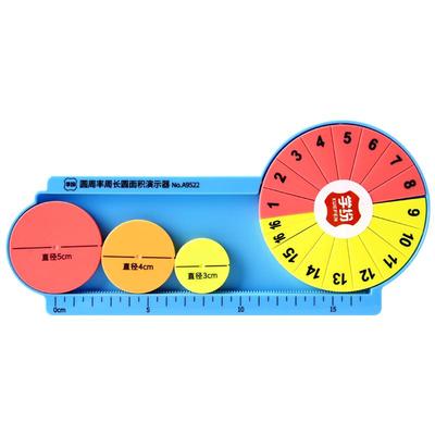 圆面积周长圆周率推导教具学具