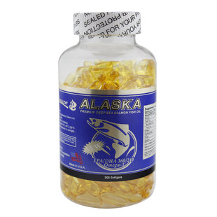 香港购 美国原装进口康维达alaska阿拉斯加深海鱼油 DHAEPA 300粒