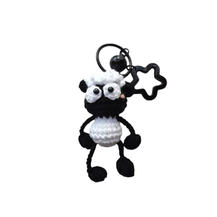 新品小羊肖恩包包手机挂件可爱公仔挂饰钥匙扣创意小玩偶钩织成品