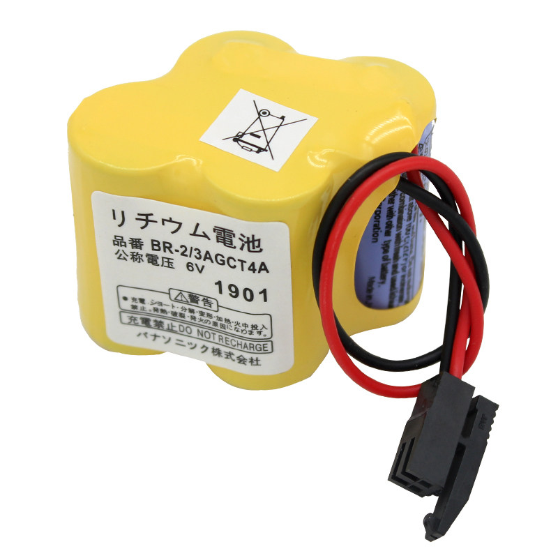 原装FANUC发那科BR-2/3AGCT4A 6V法兰克加工中心数控机床系统电池