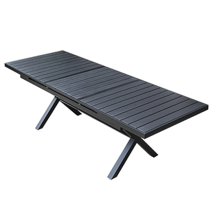 户外桌椅庭院别墅全塑木露天阳台露台防水桌子简约休闲桌椅组合