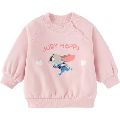 巴拉巴拉宝宝加绒卫衣套头打底衫