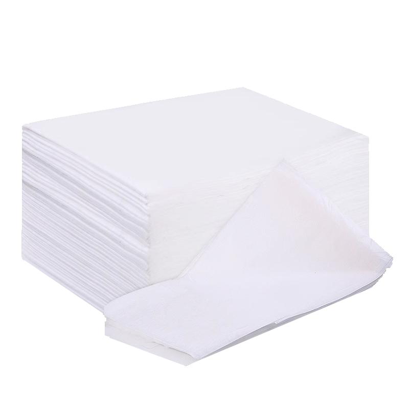 加厚一次性床单美容院用100张无纺布透气开洞防水油足疗按摩垫单