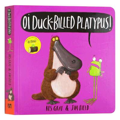 英文原版绘本 Oi Duck-billed Platypus Board Book 噢 鸭嘴兽纸板书 英文版