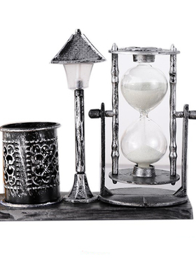 笔筒创意礼物书房变色小夜灯摆件