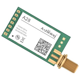 泽耀LoRa全双工SX1281无线串口模块2.4G自适应空速高速连传8000m