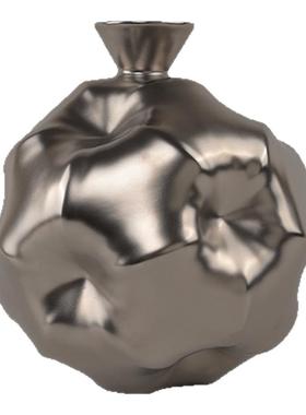 卷宗商店丨乙凡Yifan Renxu绣球花器矮口瓶子陶瓷艺术装饰摆件