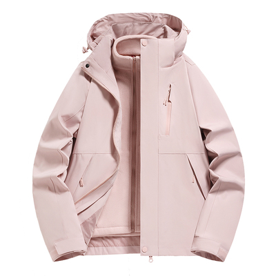 稻草人冲锋衣女2025新款秋冬超好看保暖三合一户外防风小个子外套