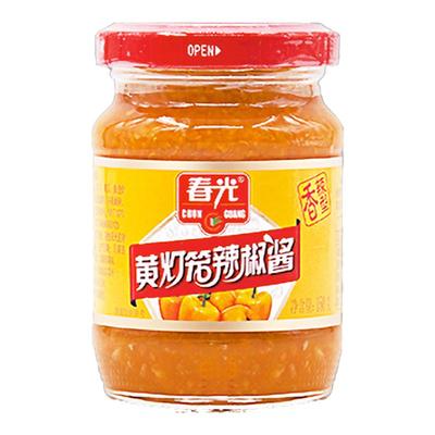 海南春光黄灯笼辣椒酱150g*3瓶