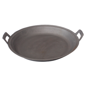 煎饼锅鏊子家用老式生铁煎锅双耳无涂层烙饼平底不易粘锅牛排煎锅