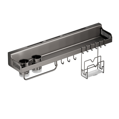 免打孔厨房调味料刀架置物架