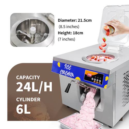 商用 硬冰淇淋机batch ice cream machine 台式全自动冰淇淋球机