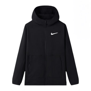 Nike耐克 PRO VENT MAX 男子秋季款训练连帽加绒夹克DQ6594-010