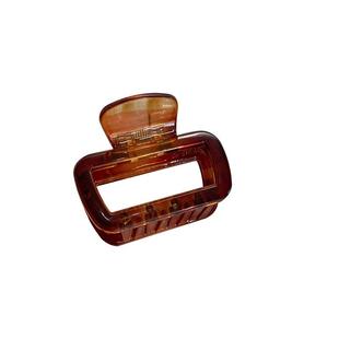 方形抓夹中号半扎磨砂发夹秋冬简约韩国后脑勺盘发卡鲨鱼夹子头饰