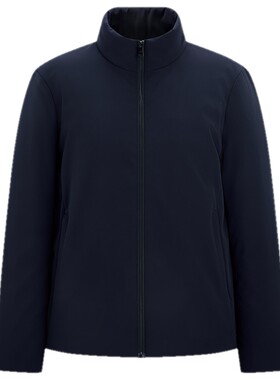 【轻薄羽绒服】雅戈尔冬季新款白鹅绒商务职业立领短款防寒外套男