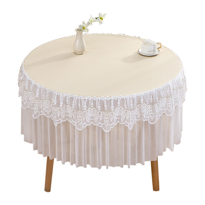 嘉道奶油风桌布防尘防水防油