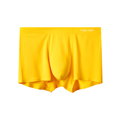 男士内裤桑蚕丝抗菌档四角裤无痕