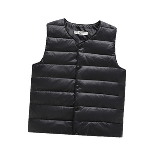 轻薄羽绒儿童马甲内胆中学生冬季校服神器大码男女童保暖贴身背心