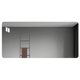 卫生间镜子挂墙洗手间洗漱台壁挂化妆镜厕所无框浴室镜免打孔贴墙