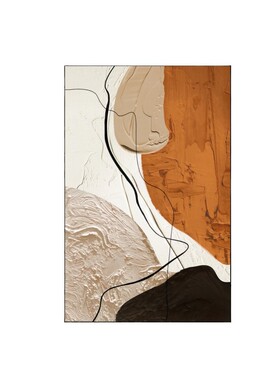 餐厅装饰画现代轻奢高级感饭桌边柜背景墙挂画客厅铝合金喷绘油画