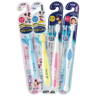 狮王CLINICA迪士尼儿童牙刷软毛软柄超小头日本产成人手动宝宝粉