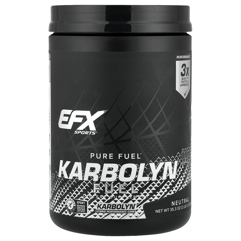 EFXSports Karbolyn碳水化合物粉提供持续能量