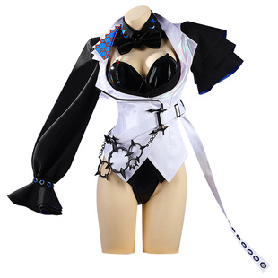 二线小兔彩虹社cos服星导晶性转兔女郎mv服装cosplay服装