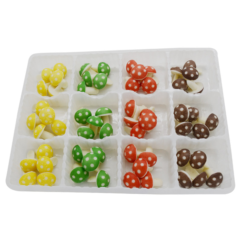 立体蘑菇食用饰品配件巧克力插片