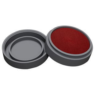 留置室谈话室安全指纹印台加大防吞咽监狱羁押室硅胶指纹印泥防摔