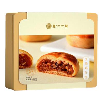 麦轩粤式风味叉烧鸡仔饼烘焙糕点