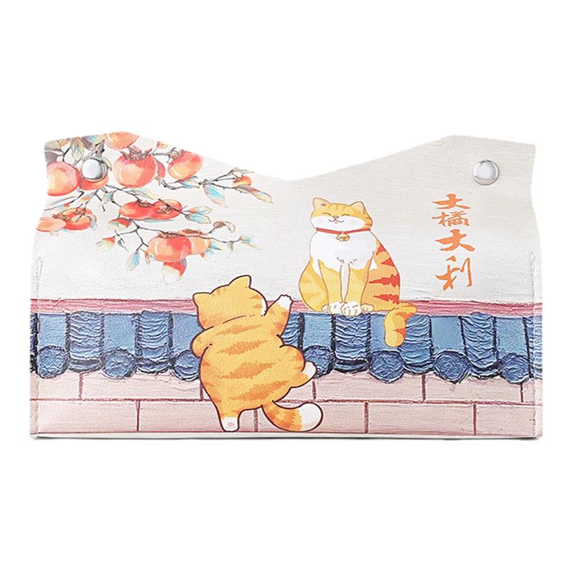可爱维尼熊纸巾盒家用客厅餐厅抽纸盒房间纸抽收纳家居迷你抽纸套